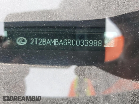 2024 Lexus RX with VIN 2T2BAMBA6RC033988, listed as a Copart auction lot 74774564 with Not Provided miles and Non Repairable. Bid and sale history available at carsss.com. Image 14.