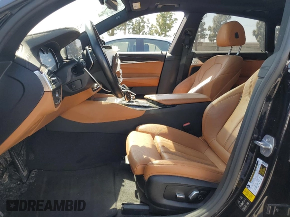 2018 BMW 6 Series 640i xDrive with VIN WBAJV6C53JBK06772, listed as a Copart auction lot 54380955 with Not Provided miles and Salvage Title. Bid and sale history available at carsss.com. Image 7.