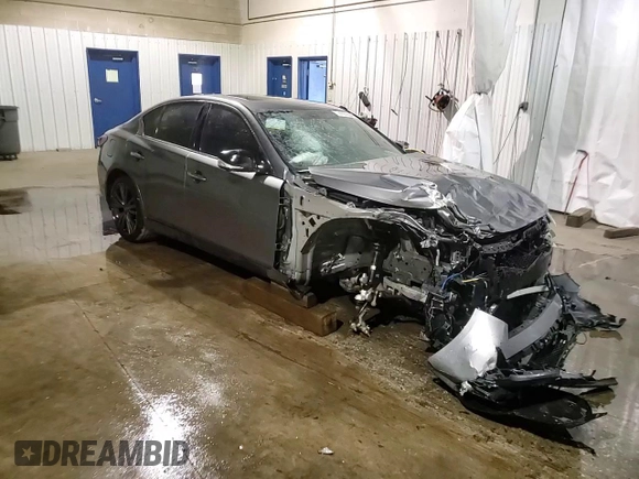 2020 Infiniti Q50 Pure with VIN JN1EV7AP8LM203925, listed as a Copart auction lot 74701834 with Not provided miles and Salvage title. Bid and sale history available at DreamBid. Image 13.