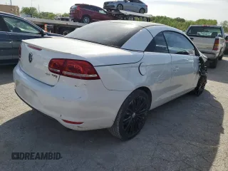 2013 Volkswagen Eos Komfort with VIN WVWBW8AH4DV001851, listed as a Copart auction lot 52132944 with 81,948 mi miles and Salvage Title. Bid and sale history available at DreamBid. Image 3.