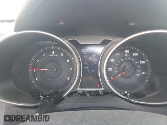 2017 Hyundai Veloster Value Edition with VIN KMHTC6AD3HU324388, listed as a Copart auction lot 48228705 with 82,668 mi miles and Salvage Title. Bid and sale history available at carsss.com. Image 9.