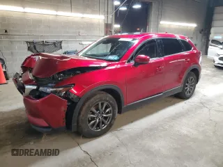 2021 Mazda CX-9 Touring with VIN JM3TCBCY7M0517200, listed as a Copart auction lot 87116144 with 26,663 mi miles and Salvage Title. Bid and sale history available at carsss.com. Image 1.