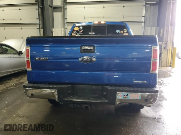 2013 Ford F-150 XL with VIN 1FTFW1EF1DKF18124, listed as a Copart auction lot 59978075 with 151,545 mi miles and Salvage title. Bid and sale history available at DreamBid. Image 6.