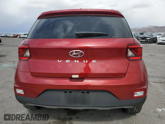 2024 Hyundai Venue SEL with VIN KMHRC8A3XRU303908, listed as a Copart auction lot 51671415 with 12,649 mi miles and Salvage title. Bid and sale history available at DreamBid. Image 6.