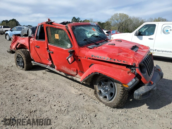 2021 Jeep Gladiator Mojave z VIN 1C6JJTEG5ML569172, wystawiony jako Copart lot #49810695 z przebiegiem Nie podano mil oraz Nie do naprawy • Non repairable. Historia ofert i sprzedaży dostępna na DreamBid. Obrazek 4.