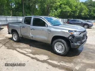 2023 Chevrolet Colorado 2WD Work Truck with VIN 1GCPSBEK1P1267893, listed as a Copart auction lot 56129665 with 19,225 mi miles and Salvage title. Bid and sale history available at DreamBid. Image 4.