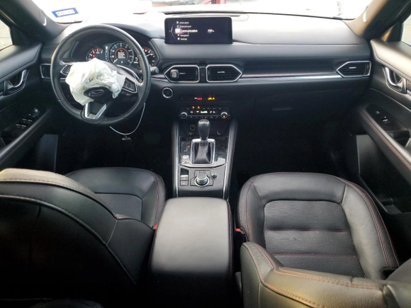 2022 Mazda CX-5 2.5 Turbo with VIN JM3KFBAY7N0647324, listed as a Copart auction lot 88488905 with 37,595 mi miles and Salvage Title. Bid and sale history available at carsss.com. Image 8.