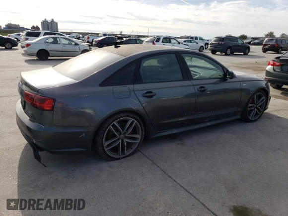 2017 Audi A6 Competition Prestige with VIN WAUF3AFC5HN052910, listed as a Copart auction lot 61927874 with 104,655 mi miles and Salvage Title. Bid and sale history available at carsss.com. Image 3.
