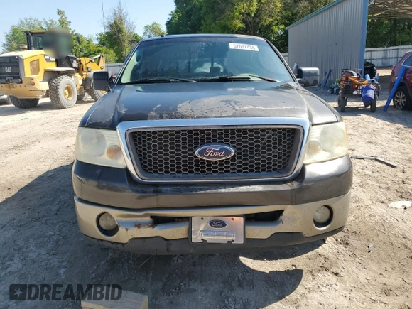 2006 Ford F-150 XLT with VIN 1FTPW12566FA46546, listed as a Copart auction lot 52697455 with 153,515 mi miles and Salvage Title. Bid and sale history available at DreamBid. Image 5.