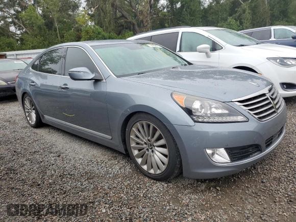 2015 Hyundai Equus Ultimate z VIN KMHGH4JHXFU098910, wystawiony jako Copart lot #74253874 z przebiegiem Nie podano mil oraz Szkoda całkowita • Salvage title. Historia ofert i sprzedaży dostępna na DreamBid. Obrazek 4.