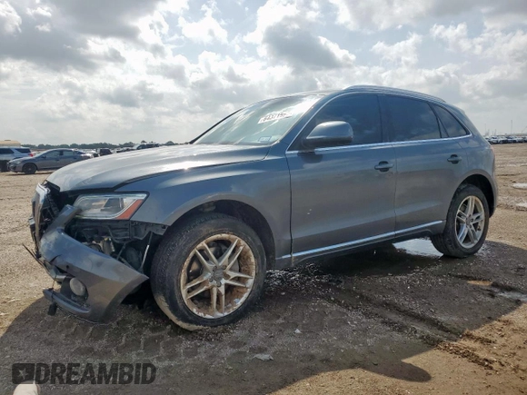 2014 Audi Q5 Premium Plus with VIN WA1LFAFP3EA013942, listed as a Copart auction lot 64371595 with 92,648 mi miles and Salvage title. Bid and sale history available at DreamBid. Image 1.
