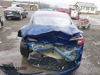 2018 Tesla Model 3 Long Range Battery with VIN 5YJ3E1EA9JF022782, listed as a IAAI auction lot 41875429 with 79,209 mi miles. Bid and sale history available at carsss.com. Image 15.