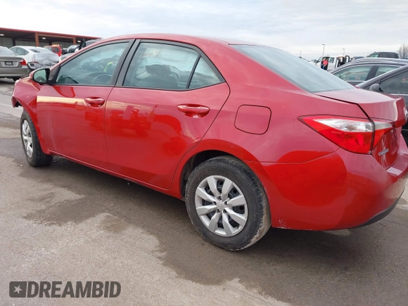 2015 Toyota Corolla L with VIN 5YFBURHE9FP207387, listed as a IAAI auction lot 41631741 with 186,952 mi miles and . Bid and sale history available at DreamBid. Image 3.