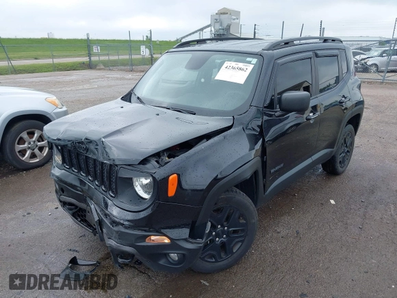 2020 Jeep Renegade Sport with VIN ZACNJBAB1LPL13505, listed as a IAAI auction lot 42365862 with 37,443 mi miles and . Bid and sale history available at DreamBid. Image 17.