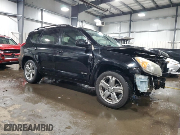 2008 Toyota RAV4 Sport with VIN JTMBK32V286046189, listed as a Copart auction lot 45768405 with 150,109 mi miles and Salvage Title. Bid and sale history available at carsss.com. Image 4.