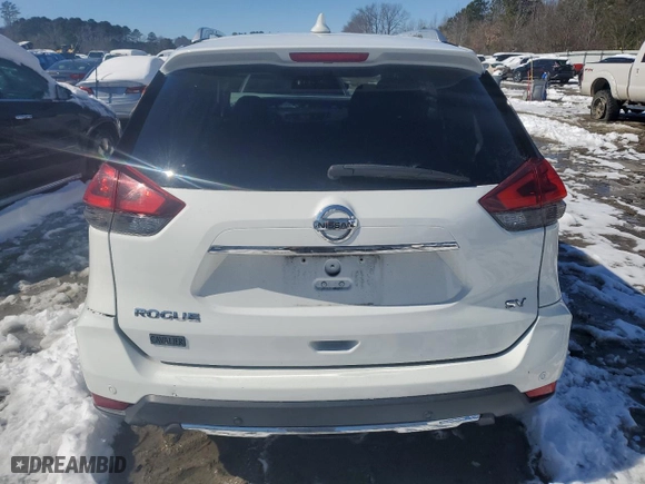 2020 Nissan Rogue SV with VIN JN8AT2MT9LW001102, listed as a Copart auction lot 45732045 with 103,696 mi miles and Salvage Title. Bid and sale history available at carsss.com. Image 6.