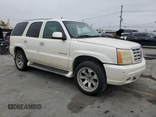 2002 Cadillac Escalade with VIN 1GYEK63N22R155121, listed as a Copart auction lot 59901375 with 159,412 mi miles and Salvage title. Bid and sale history available at DreamBid. Image 4.