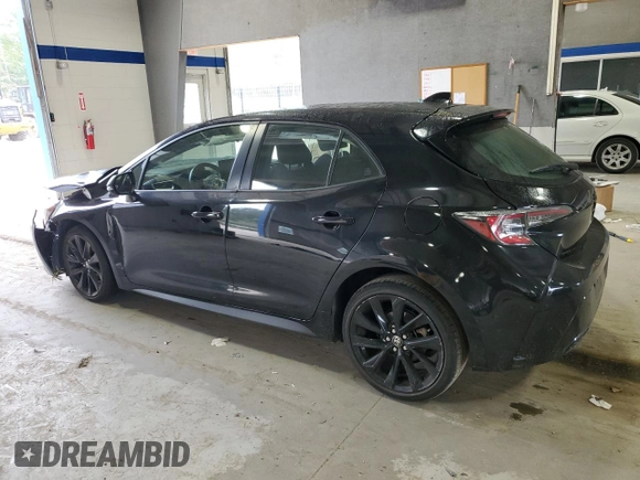 2021 Toyota Corolla Hatchback SE with VIN JTND4MBE9M3135094, listed as a Copart auction lot 71599094 with 51,063 mi miles and Salvage Title. Bid and sale history available at carsss.com. Image 2.