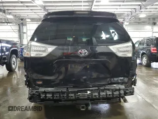 2017 Toyota Sienna SE with VIN 5TDXZ3DC2HS868309, listed as a Copart auction lot 61146885 with 108,510 mi miles and Salvage title. Bid and sale history available at DreamBid. Image 6.