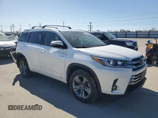 2017 Toyota Highlander Hybrid Limited with VIN 5TDDGRFH5HS027024, listed as a Copart auction lot 48002505 with 64,372 mi miles and Salvage title. Bid and sale history available at DreamBid. Image 4.