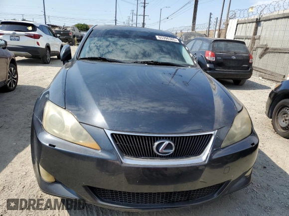 2008 Lexus IS 250 with VIN JTHCK262085016627, listed as a Copart auction lot 65396385 with 198,310 mi miles and Clean title. Bid and sale history available at DreamBid. Image 5.