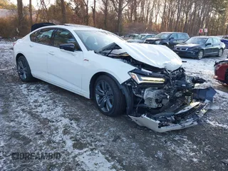 2022 Acura TLX w/A-Spec Package with VIN 19UUB5F57NA005405, listed as a IAAI auction lot 41222220 with 10,921 mi miles and . Bid and sale history available at DreamBid. Image 1.