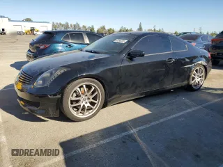 2006 Infiniti G35 Coupe with VIN JNKCV54E06M711053, listed as a Copart auction lot 50396285 with 191,565 mi miles and Salvage Title. Bid and sale history available at carsss.com. Image 1.