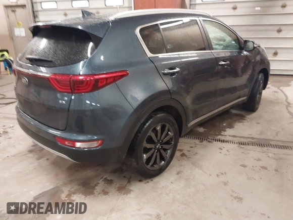 2019 Kia Sportage EX with VIN KNDPNCAC8K7567108, listed as a IAAI auction lot 41823169 with 30,567 mi miles and . Bid and sale history available at DreamBid. Image 4.
