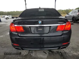2011 BMW 7 Series 750i xDrive with VIN WBAKC6C56BC394810, listed as a Copart auction lot 79025014 with 152,399 mi miles and Salvage title. Bid and sale history available at DreamBid. Image 6.