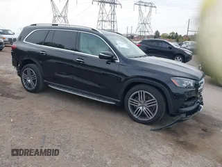 2023 Mercedes-Benz GLS 450 with VIN 4JGFF5KE1PA959633, listed as a IAAI auction lot 42064269 with 28,200 mi miles and . Bid and sale history available at DreamBid. Image 1.