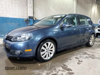 2013 Volkswagen Golf TDI w/Sunroof & Nav z VIN WVWNM7AJ2DW042537, wystawiony jako Copart lot #43013775 z przebiegiem 99 737 mil mil oraz Czysty tytuł • Clean title. Historia ofert i sprzedaży dostępna na DreamBid. Obrazek 1.