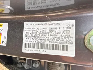 2020 Honda Accord Sport with VIN 1HGCV1F30LA013322, listed as a Copart auction lot 65007465 with 46,800 mi miles and Clean title. Bid and sale history available at DreamBid. Image 10.