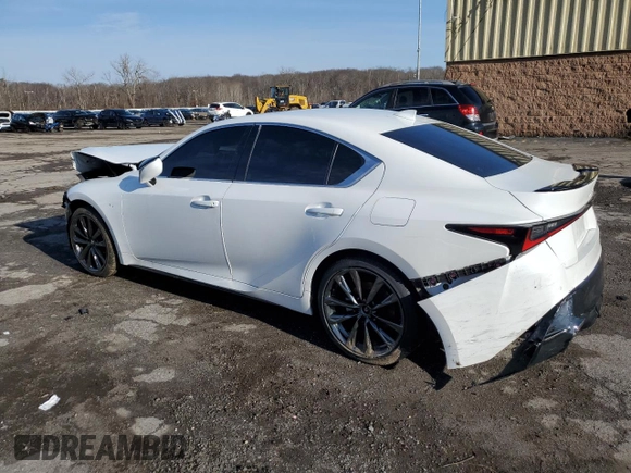 2023 Lexus IS with VIN JTHGZ1E20P5029384, listed as a Copart auction lot 85052594 with 0 mi miles and Salvage Title. Bid and sale history available at carsss.com. Image 2.