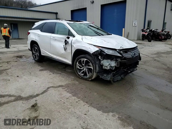 2019 Lexus RX with VIN JTJDGKCA5K2007608, listed as a Copart auction lot 43916085 with 0 mi miles and Salvage Title. Bid and sale history available at carsss.com. Image 15.