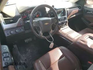 2019 Chevrolet Suburban Premier with VIN 1GNSKJKJ1KR166497, listed as a Copart auction lot 87331014 with 162,269 mi miles and Salvage Title. Bid and sale history available at DreamBid. Image 8.