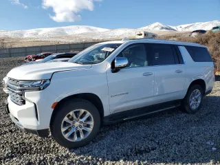2023 Chevrolet Suburban Premier with VIN 1GNSKFKD8PR207464, listed as a Copart auction lot 45644475 with 18,952 mi miles and Salvage Title. Bid and sale history available at DreamBid. Image 1.