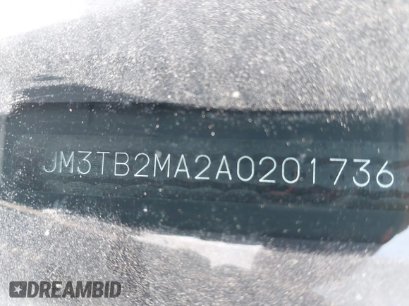 2010 Mazda CX-9 Sport with VIN JM3TB2MA2A0201736, listed as a IAAI auction lot 42136621 with 165,043 mi miles and . Bid and sale history available at carsss.com. Image 9.