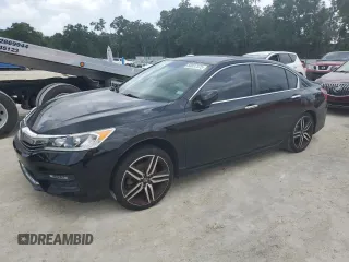 2016 Honda Accord Sport with VIN 1HGCR2F54GA019447, listed as a Copart auction lot 60037375 with 130,660 mi miles and Salvage title. Bid and sale history available at DreamBid. Image 1.