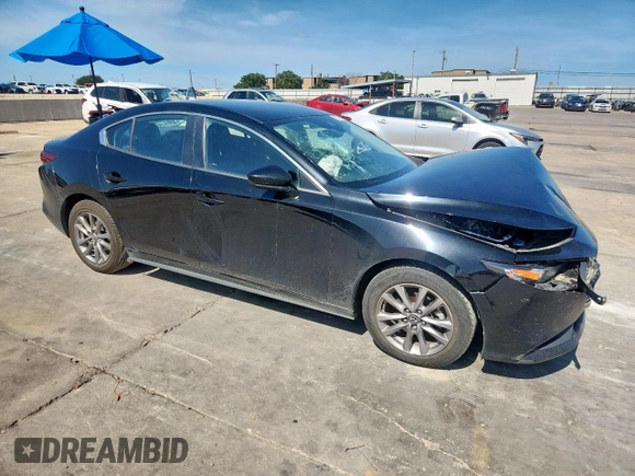 2021 Mazda 3 S with VIN JM1BPAAL1M1303601, listed as a Copart auction lot 63101125 with 82,041 mi miles and Salvage title. Bid and sale history available at DreamBid. Image 4.