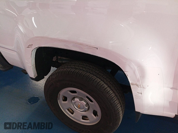 2019 Chevrolet Colorado 2WD Work Truck with VIN 1GCGSBEA0K1298696, listed as a IAAI auction lot 42165166 with 119,583 mi miles. Bid and sale history available at carsss.com. Image 1.