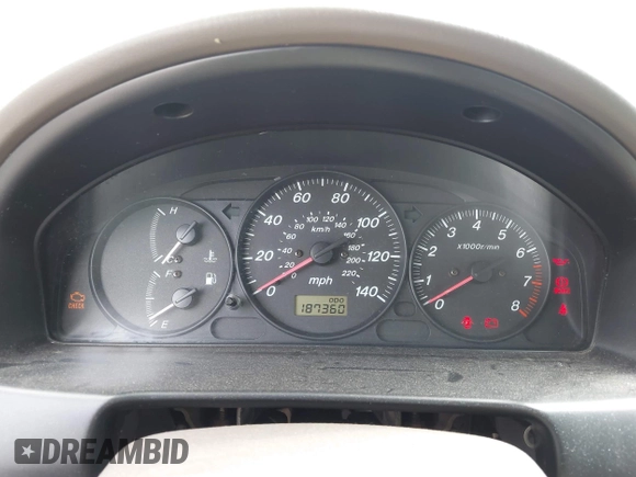 2002 Mazda Protege DX with VIN JM1BJ225121620394, listed as a IAAI auction lot 42043056 with 187,360 mi miles and . Bid and sale history available at DreamBid. Image 7.