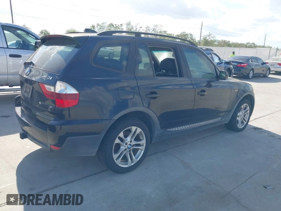 2008 BMW X3 3.0si with VIN WBXPC93488WJ23100, listed as a IAAI auction lot 40859491 with 331,231 mi miles. Bid and sale history available at carsss.com. Image 4.