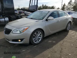 2014 Buick Regal Premium I with VIN 2G4GN5EX3E9247881, listed as a Copart auction lot 85593984 with 121,848 mi miles and Salvage Title. Bid and sale history available at DreamBid. Image 1.