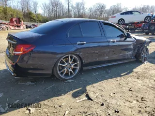 2020 Mercedes-Benz E AMG E 53 with VIN WDDZF6BB8LA744473, listed as a Copart auction lot 86145534 with 75,444 mi miles and Salvage Title. Bid and sale history available at carsss.com. Image 3.