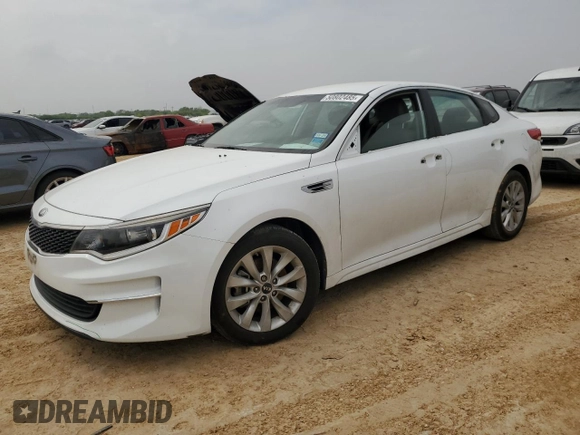 2018 Kia Optima LX with VIN 5XXGT4L34JG252045, listed as a Copart auction lot 50802485 with 65,769 mi miles and Salvage Title. Bid and sale history available at DreamBid. Image 1.