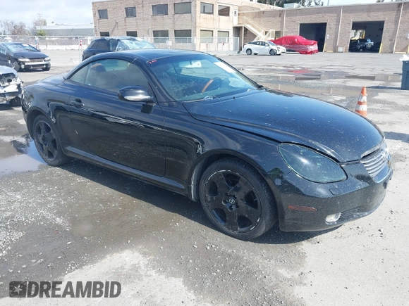 2003 Lexus SC 430 z VIN JTHFN48Y530041126, wystawiony jako IAAI lot #41794578 z przebiegiem 143 391 mil mil oraz . Historia ofert i sprzedaży dostępna na DreamBid. Obrazek 1.