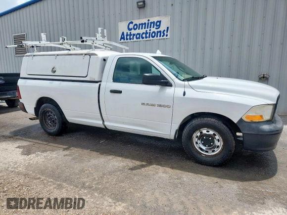 2012 Ram 1500 ST with VIN 3C6JD6DP7CG158765, listed as a Copart auction lot 59503785 with 141,374 mi miles and Clean title. Bid and sale history available at DreamBid. Image 4.