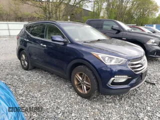 2017 Hyundai Santa Fe 2.4L z VIN 5XYZUDLB5HG483135, wystawiony jako Copart lot #55426735 z przebiegiem 93 470 mil mil oraz Szkoda całkowita • Salvage title. Historia ofert i sprzedaży dostępna na DreamBid. Obrazek 4.