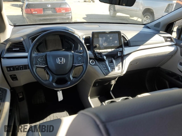 2022 Honda Odyssey EX-L with VIN 5FNRL6H73NB042531, listed as a Copart auction lot 88517295 with 23,926 mi miles and Salvage Title. Bid and sale history available at DreamBid. Image 8.