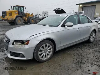 2012 Audi A4 2.0T Premium with VIN WAUAFAFL9CN016874, listed as a Copart auction lot 82851444 with 124,254 mi miles and Salvage Title. Bid and sale history available at carsss.com. Image 1.